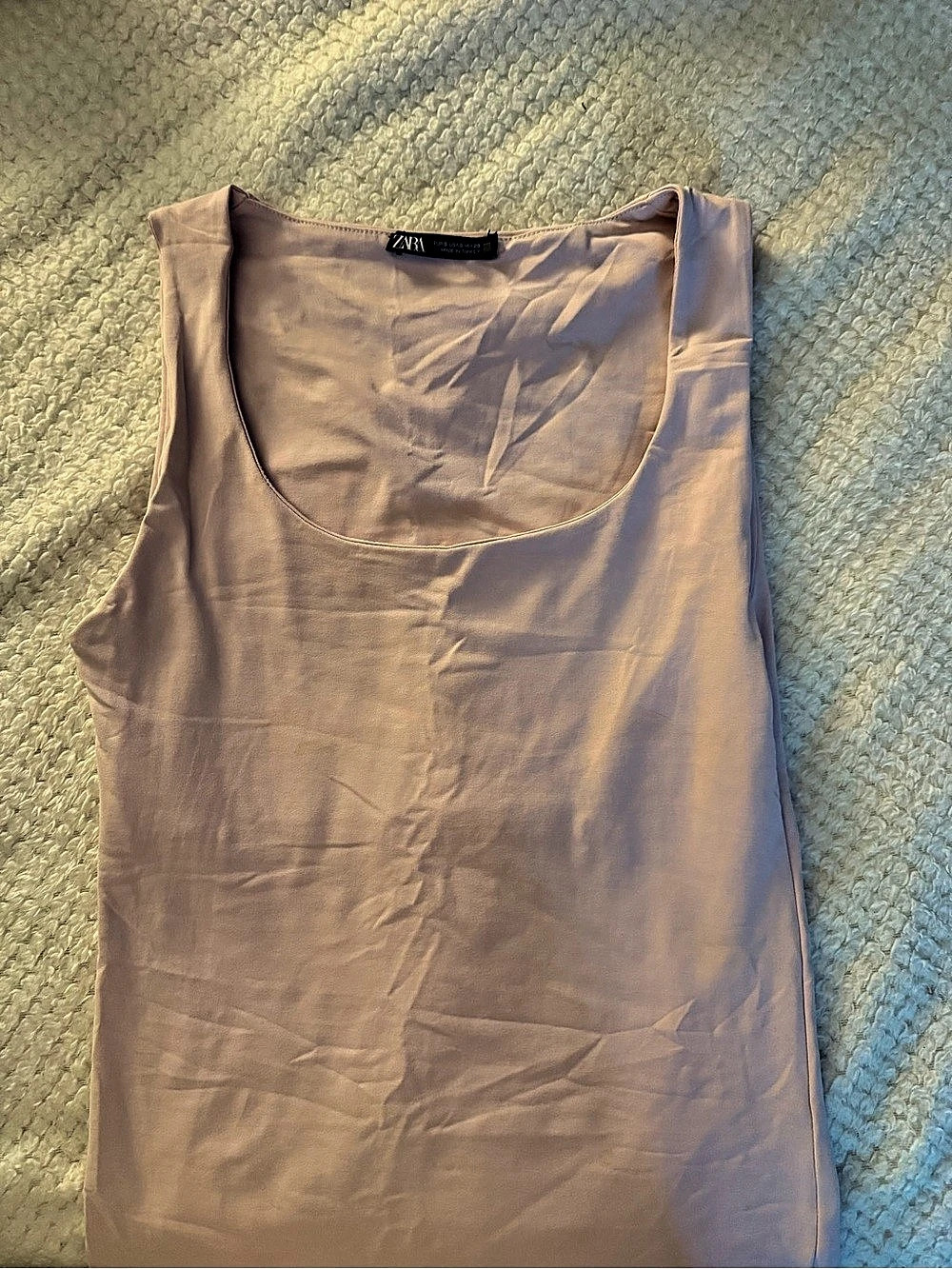 Zara Pink Tank Top Size Medium Like New
